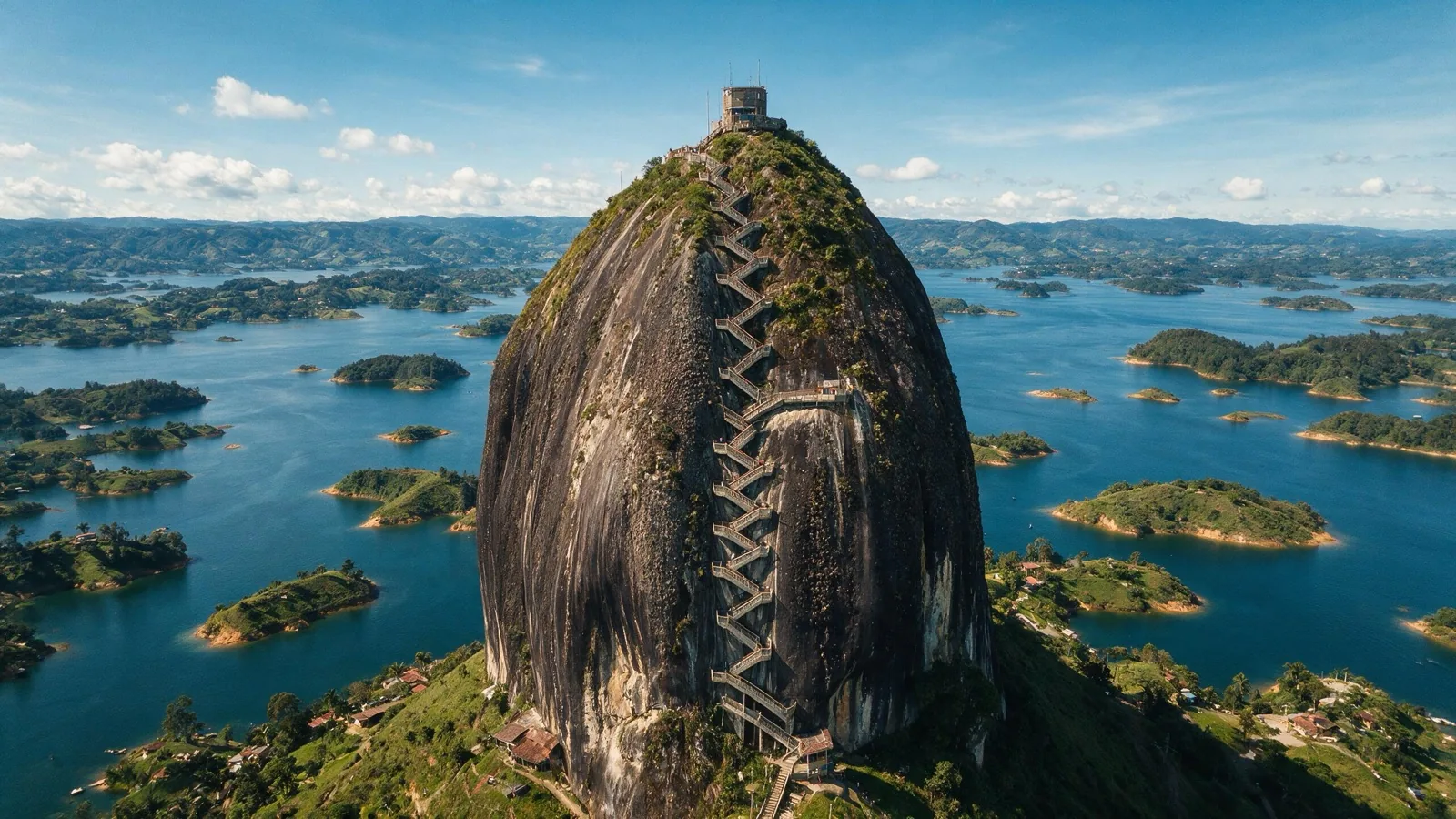 La Piedra del Peñol de Guatapé de día